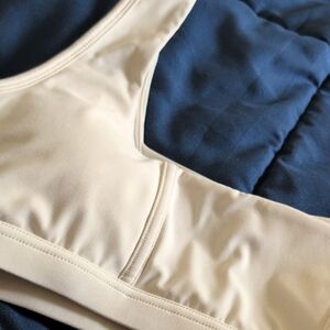 POPFLEX Cream Sports Bra